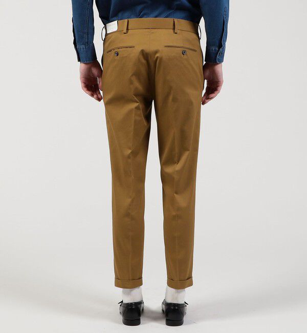 TOMORROWLAND MENS「チノストレッチ スリムテーパードパンツ」|チノ|