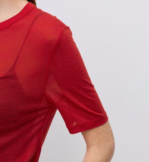 BACCA「テンセルシルク ベーシックTシャツ」|Tシャツ・カットソー|