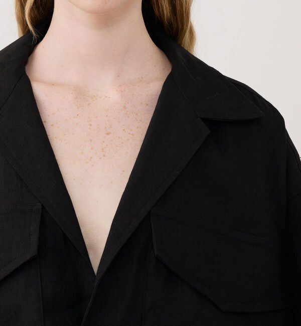 TOMORROWLAND GOODS「HAVERSACK サファリプルオーバー」|シャツ・ブラウス|