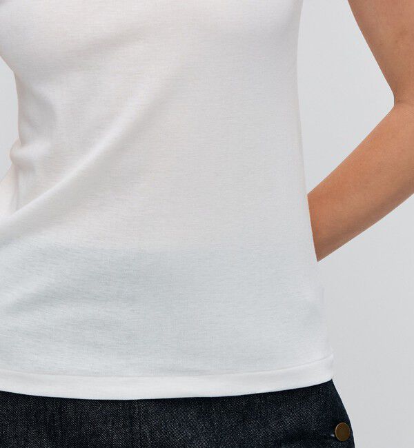 BACCA「シーアイランドコットン ベーシックハーフカットソー」|Tシャツ・カットソー|