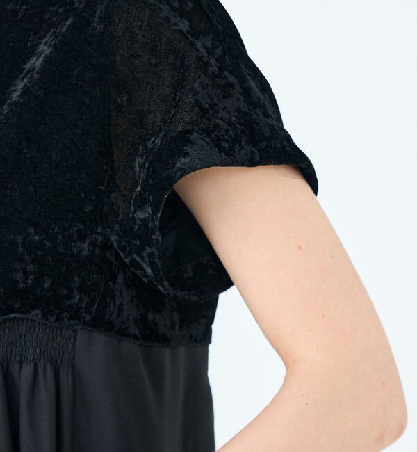 Ballsey「ベルベットコンビ Iラインワンピース」|ワンピース|