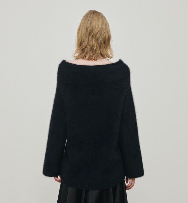 DES PRES「フォックスカシミヤ オフショルダープルオーバー」|ニット・セーター|