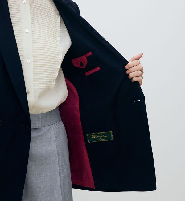 TOMORROWLAND collection「スーパーウール ダブルブレストジャケット」|テーラードジャケット|