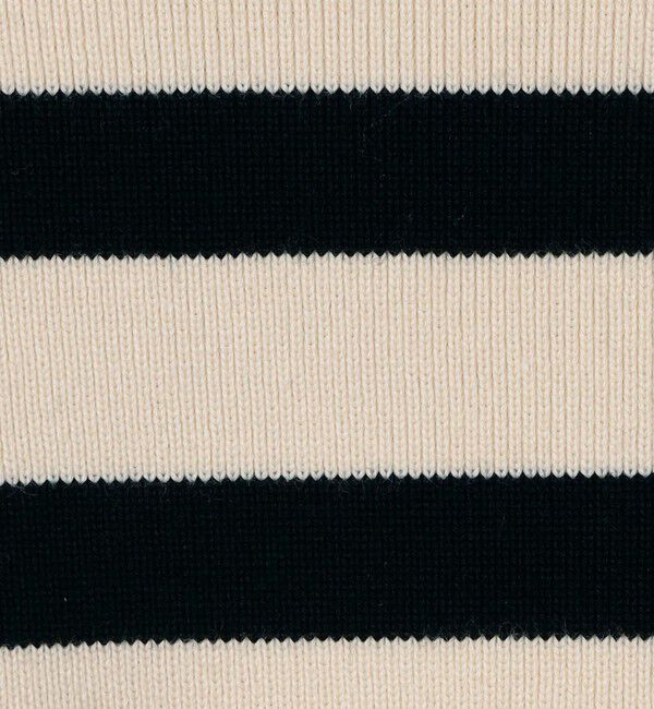 MACPHEE「パネルボーダー ボートネックプルオーバー」|ニット・セーター|