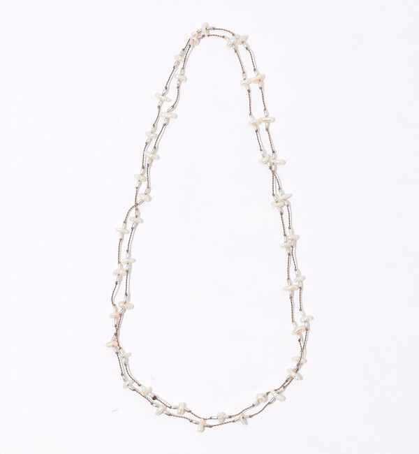 TOMORROWLAND GOODS「SEE REAL FLOWERS Long Keshi Pearl ネックレス」|ネックレス|