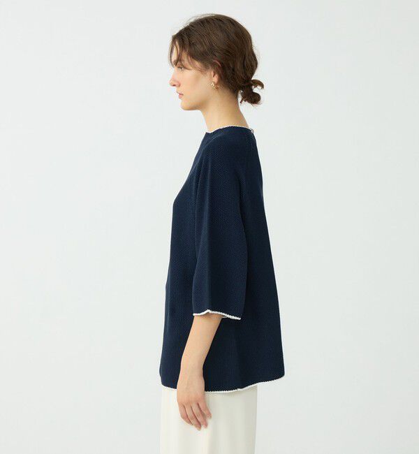 Ballsey「モスステッチ Aラインプルオーバー」|ニット・セーター|