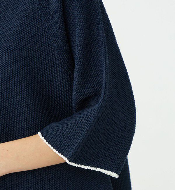 Ballsey「モスステッチ Aラインプルオーバー」|ニット・セーター|