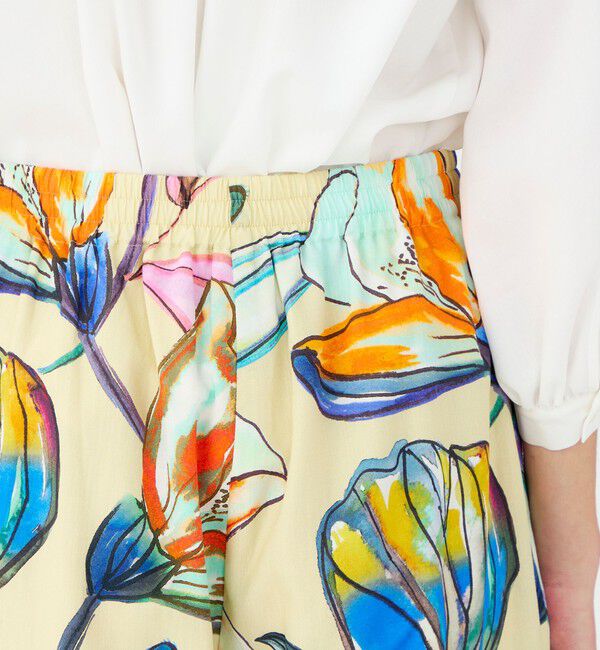 Ballsey「ボタニコプリント セミワイドパンツ」|その他|