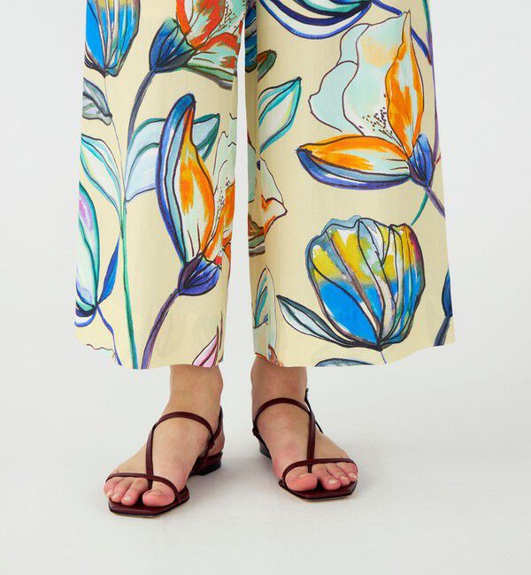 Ballsey「ボタニコプリント セミワイドパンツ」|その他|