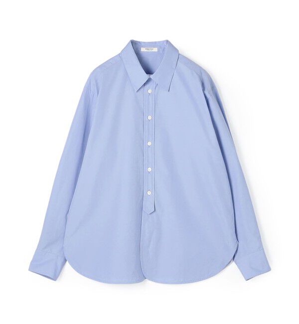MACPHEE「コットンタイプライター レギュラーカラーシャツ」|シャツ・ブラウス|63 ライトブルー