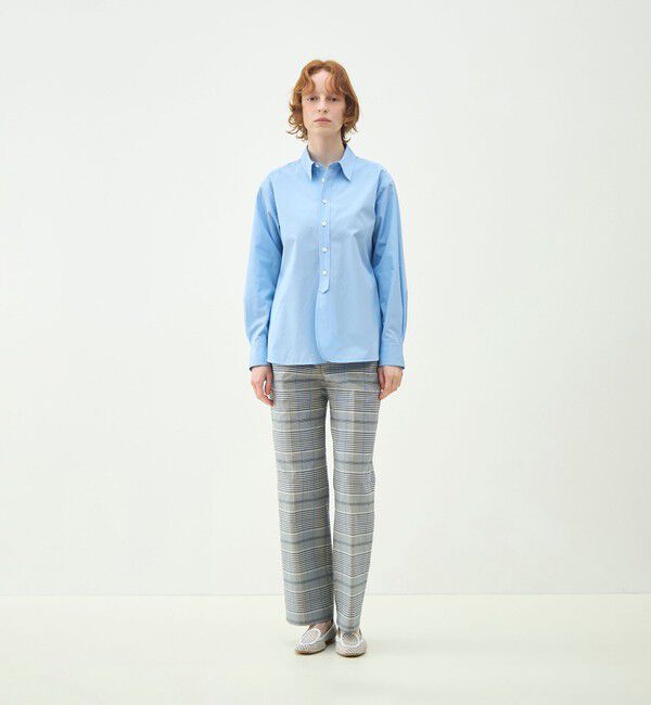 MACPHEE「コットンタイプライター レギュラーカラーシャツ」|シャツ・ブラウス|