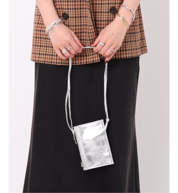  「【blancle/ ブランクレ】M.LETHER Double multi case」|ショルダー・メッセンジャー|