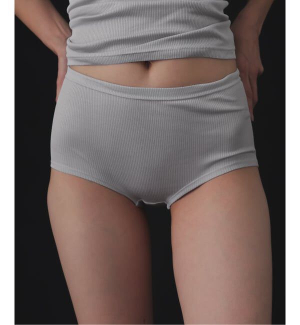 EMILYWEEK「シルクテレコリブショーツ」|インナー|