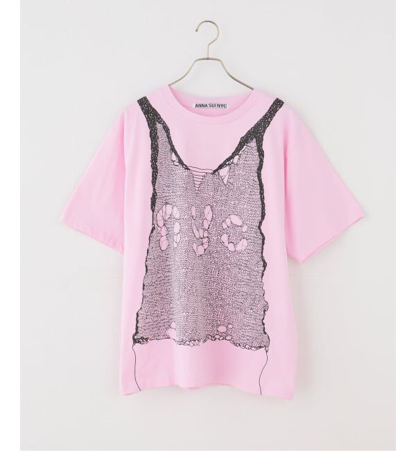 JOINT WORKS「ANNA SUI NYC / アナスイエヌワイシー トロンプルイユプリントビッグTシャツ」|Tシャツ・カットソー|