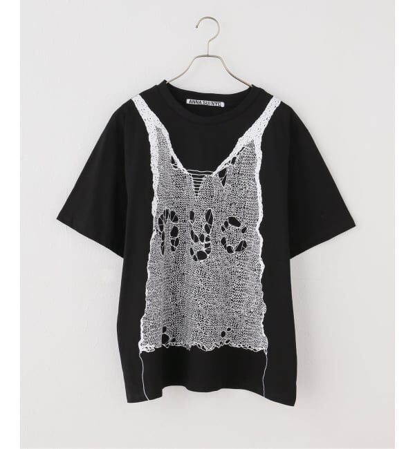 JOINT WORKS「ANNA SUI NYC / アナスイエヌワイシー トロンプルイユプリントビッグTシャツ」|Tシャツ・カットソー|