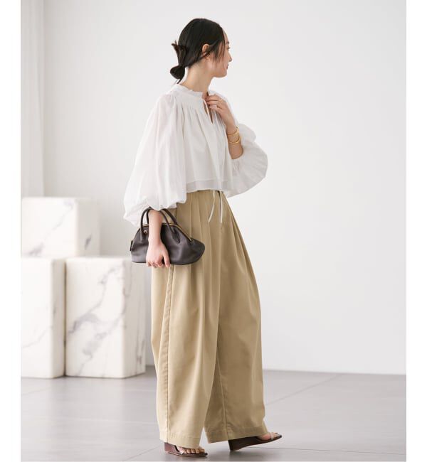 Plage「《予約》IND VOIL SHIRRING ブラウス」|シャツ・ブラウス|