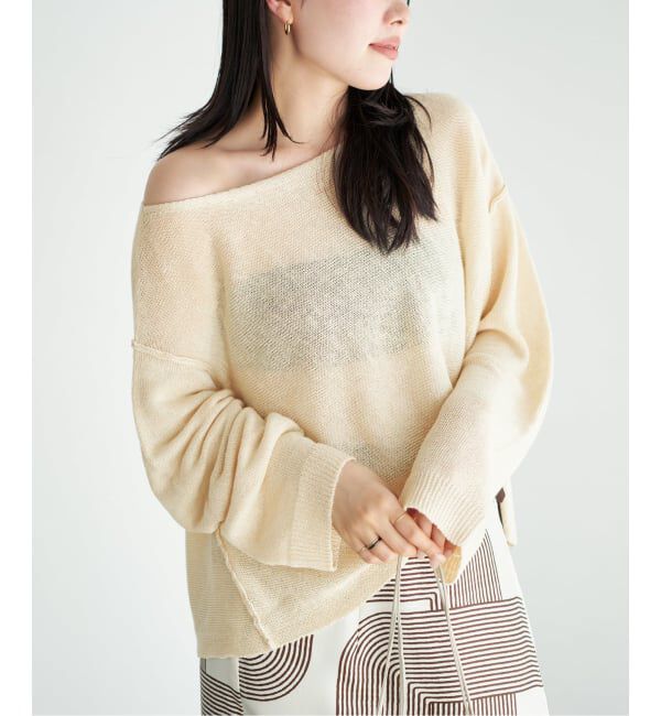 Plage「《予約》brillante loose プルオーバー」|ニット・セーター|