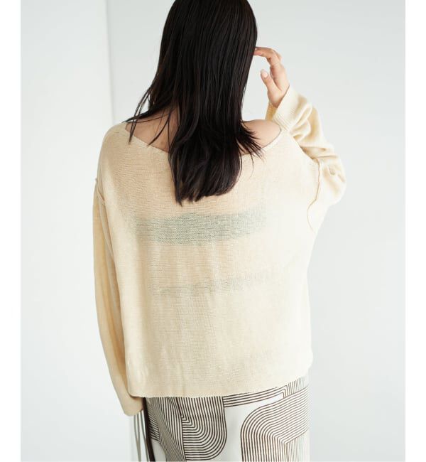 Plage「《予約》brillante loose プルオーバー」|ニット・セーター|