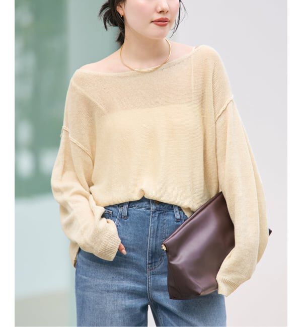 Plage「《予約》brillante loose プルオーバー」|ニット・セーター|