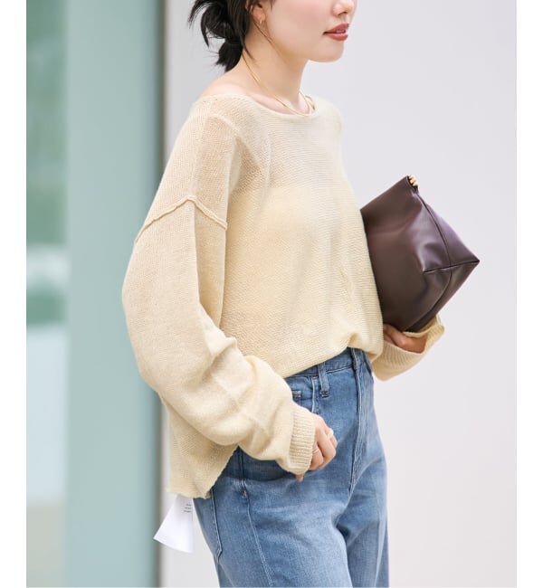 Plage「《予約》brillante loose プルオーバー」|ニット・セーター|