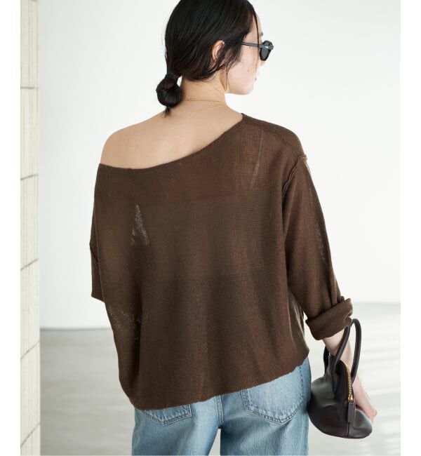 Plage「《予約》brillante loose プルオーバー」|ニット・セーター|