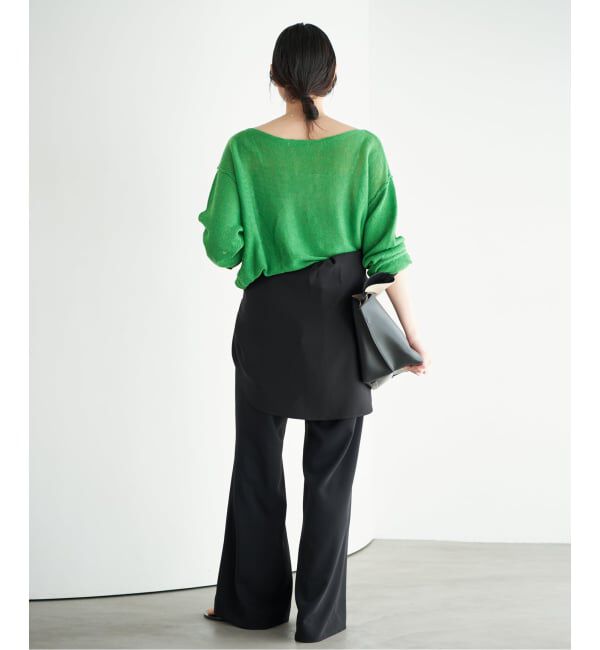 Plage「《予約》brillante loose プルオーバー」|ニット・セーター|