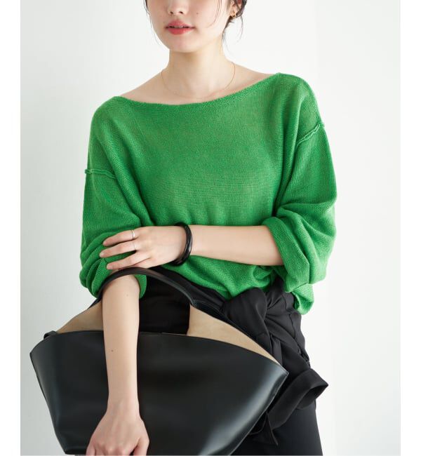 Plage「《予約》brillante loose プルオーバー」|ニット・セーター|