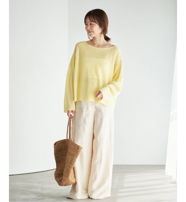 Plage「《予約》brillante loose プルオーバー」|ニット・セーター|