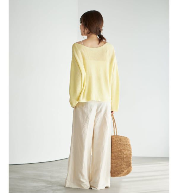 Plage「《予約》brillante loose プルオーバー」|ニット・セーター|