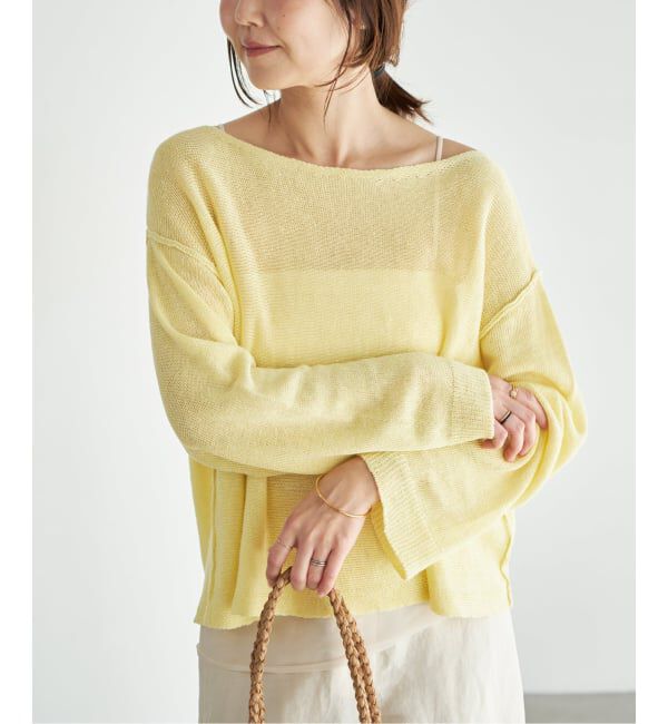 Plage「《予約》brillante loose プルオーバー」|ニット・セーター|