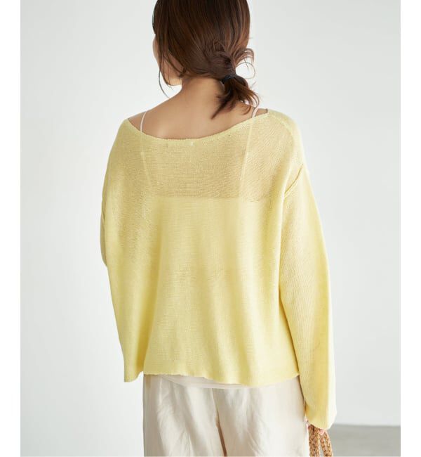 Plage「《予約》brillante loose プルオーバー」|ニット・セーター|