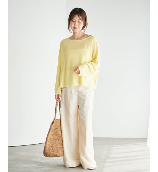 Plage「《予約》brillante loose プルオーバー」|ニット・セーター|