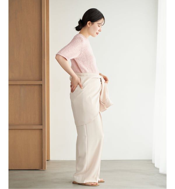 Plage「《予約》Italian yarn CO half ニット」|ニット・セーター|