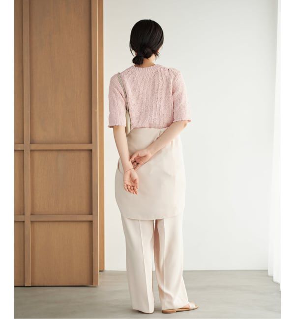 Plage「《予約》Italian yarn CO half ニット」|ニット・セーター|