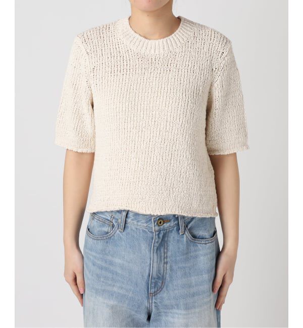 Plage「《予約》Italian yarn CO half ニット」|ニット・セーター|