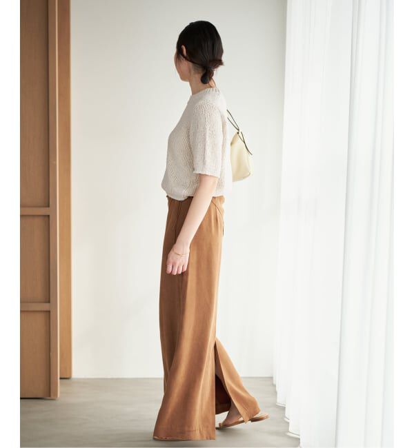 Plage「《予約》Italian yarn CO half ニット」|ニット・セーター|