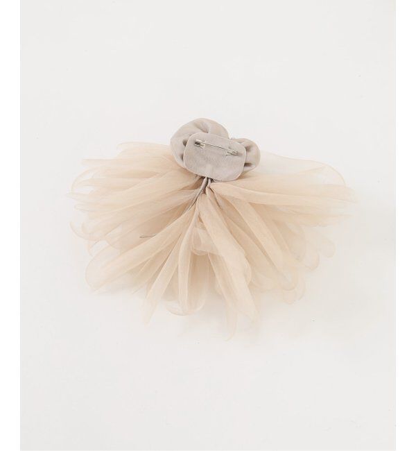 VERMEIL par iena「《追加2》シルクオーガンジーコサージュ」|ブローチ・コサージュ|