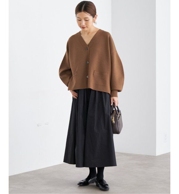 IENA「メモリータフタフレアスカート」|スカート|