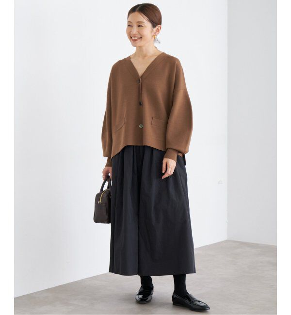 IENA「メモリータフタフレアスカート」|スカート|