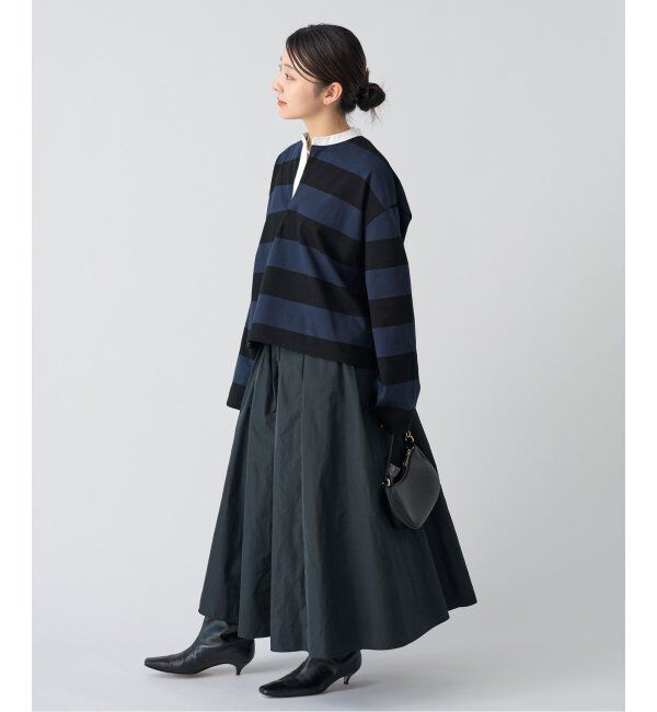 IENA「メモリータフタフレアスカート」|スカート|