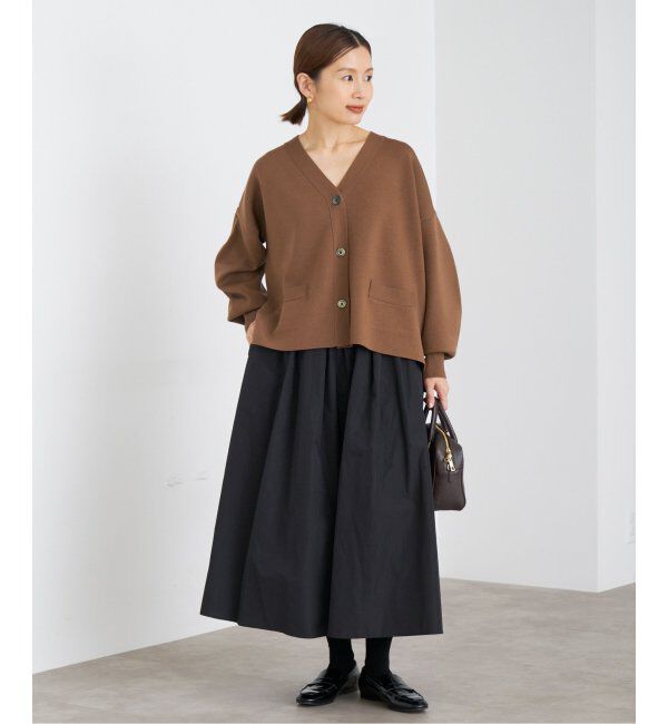 IENA「メモリータフタフレアスカート」|スカート|