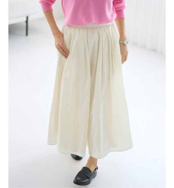 IENA「メモリータフタフレアスカート」|スカート|