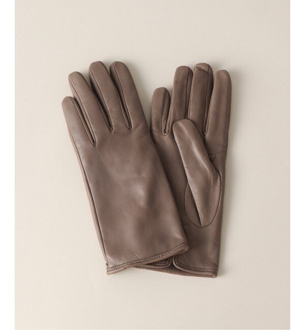IENA「GALA GLOVES/ガラ グローブ LEATHER GLOVE グローブ DO25N」|手袋|グレーB