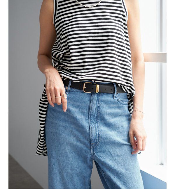 IENA「MANUELA/マヌエラ 30mm LEATHER BELT」|ベルト|