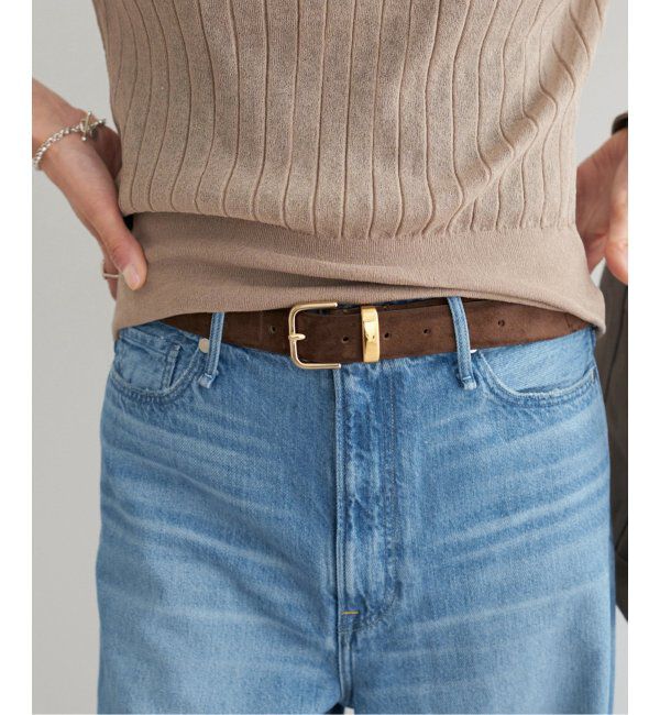 IENA「MANUELA/マヌエラ 30mm LEATHER BELT」|ベルト|