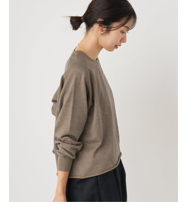 IENA「《追加3》LEVITAコットンプルオーバー」|ニット・セーター|