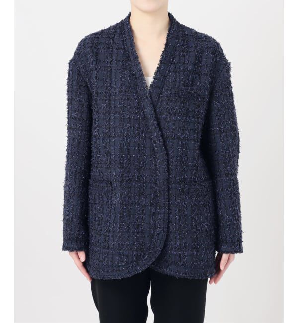 VERMEIL par iena「tweedノーカラージャケット」|ノーカラージャケット|