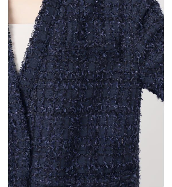 VERMEIL par iena「tweedノーカラージャケット」|ノーカラージャケット|