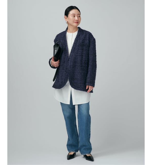 VERMEIL par iena「tweedノーカラージャケット」|ノーカラージャケット|