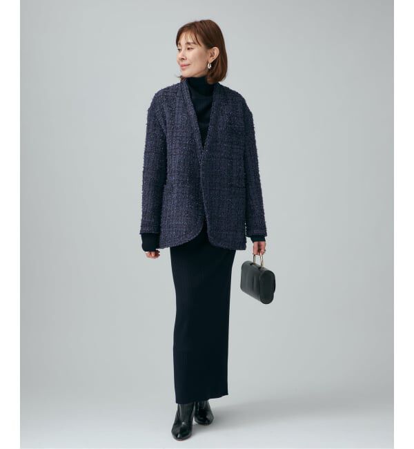 VERMEIL par iena「tweedノーカラージャケット」|ノーカラージャケット|
